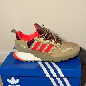 Adidas ZX 1K Boost - Seasonality 11.5M Tan, orange, purple Like New Condition